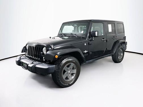 Black Clearcoat 2015 Jeep Wrangler Unlimited Freedom Edition