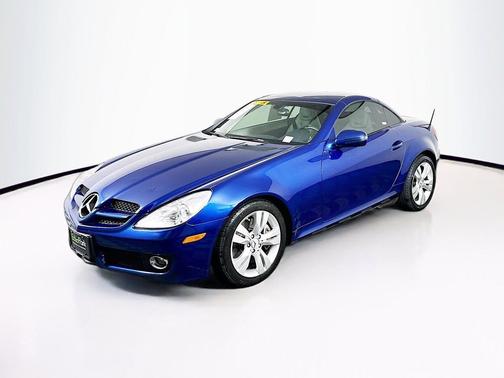 Capri Blue Metallic 2009 Mercedes-Benz SLK-Class SLK350 Roadster