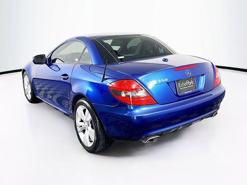 Capri Blue Metallic 2009 Mercedes-Benz SLK-Class SLK350 Roadster