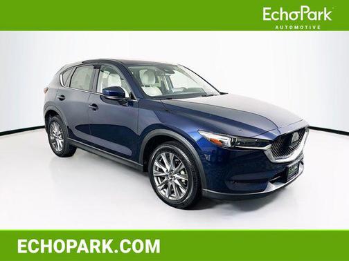 Deep Crystal Blue Mica 2021 Mazda CX-5 Grand Touring