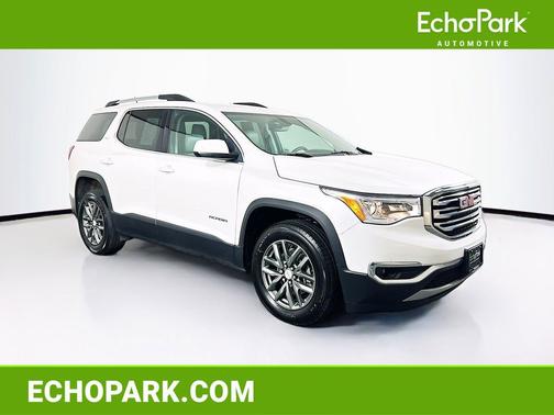 White Frost Tricoat 2018 GMC Acadia SLT-1
