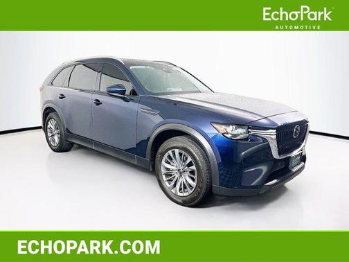 Deep Crystal Blue Mica 2024 Mazda CX-90 3.3 Turbo Preferred