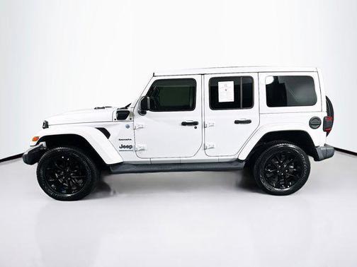 Bright White Clearcoat 2023 Jeep Wrangler 4xe Sahara