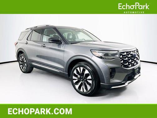 Carbonized Gray Metallic 2025 Ford Explorer Platinum