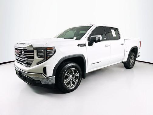 Summit White 2025 GMC Sierra 1500 SLT