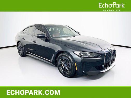Black Sapphire Metallic 2023 BMW i4 Gran Coupe eDrive35