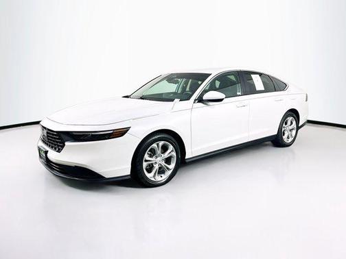 Platinum White Pearl 2024 Honda Accord LX 1.5T