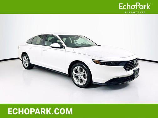 Platinum White Pearl 2024 Honda Accord LX 1.5T
