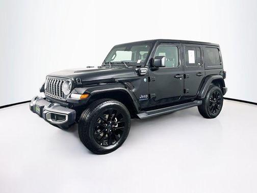 Black Clearcoat 2025 Jeep Wrangler 4xe Sahara