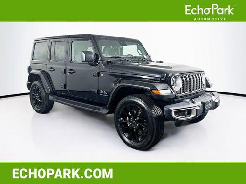 Black Clearcoat 2025 Jeep Wrangler 4xe Sahara