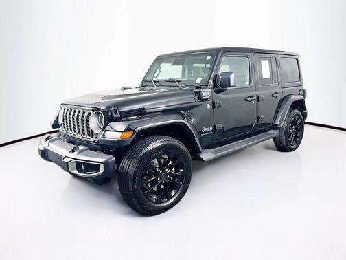 Black Clearcoat 2025 Jeep Wrangler 4xe Sahara