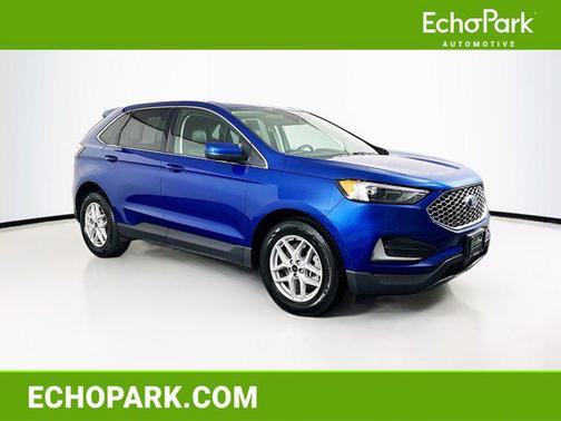 Atlas Blue Metallic 2024 Ford Edge SEL