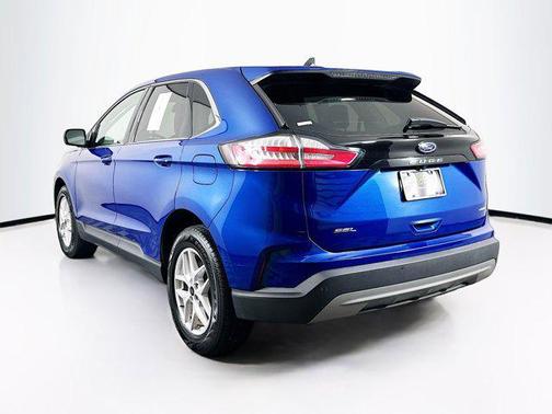 Atlas Blue Metallic 2024 Ford Edge SEL