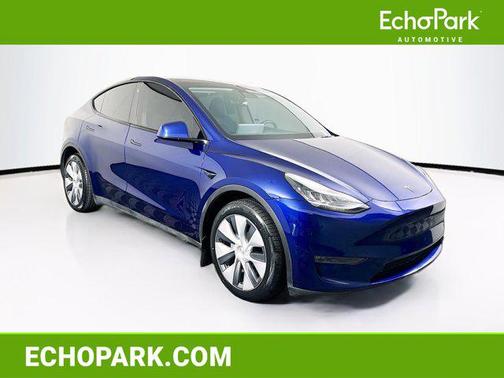 Deep Blue Metallic 2023 Tesla Model Y Long Range