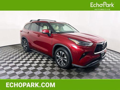 Ruby Flare Pearl 2021 Toyota Highlander XLE