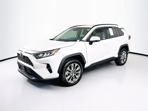 Super White 2019 Toyota RAV4 XLE Premium