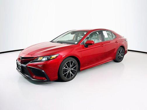 Supersonic Red 2021 Toyota Camry SE