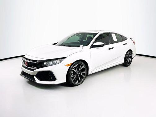 Platinum White Pearl 2019 Honda Civic Si Base