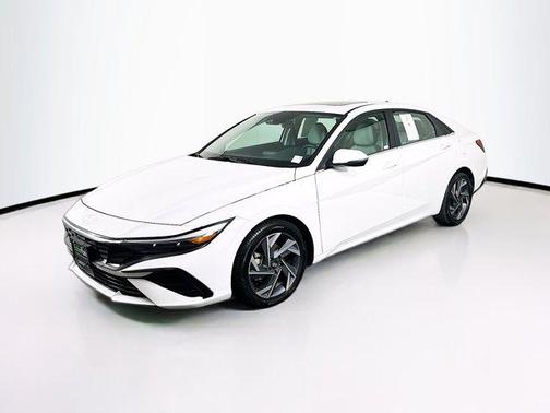 Serenity White 2025 Hyundai ELANTRA Limited