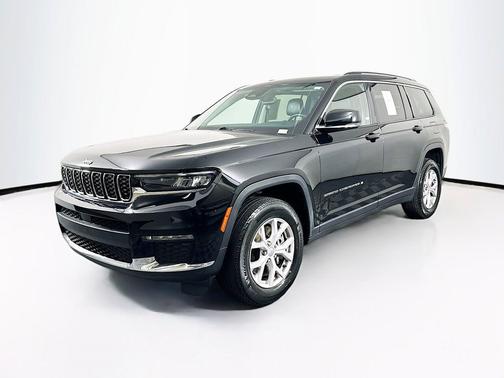 Diamond Black Crystal Pearlcoat 2022 Jeep Grand Cherokee L Limited