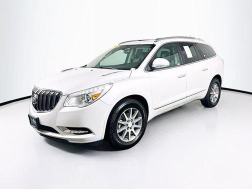 White Frost Tricoat 2017 Buick Enclave Leather