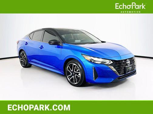 Electric Blue Metallic/Super Black 2025 Nissan Sentra SR