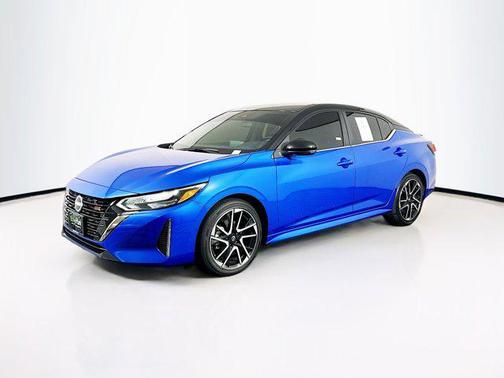 Electric Blue Metallic/Super Black 2025 Nissan Sentra SR