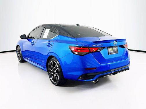 Electric Blue Metallic/Super Black 2025 Nissan Sentra SR