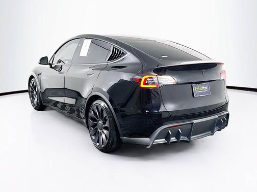 Solid Black 2025 Tesla Model Y Performance