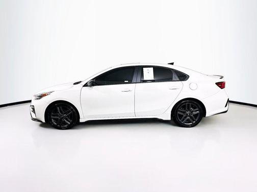 Clear White 2021 Kia Forte GT-Line