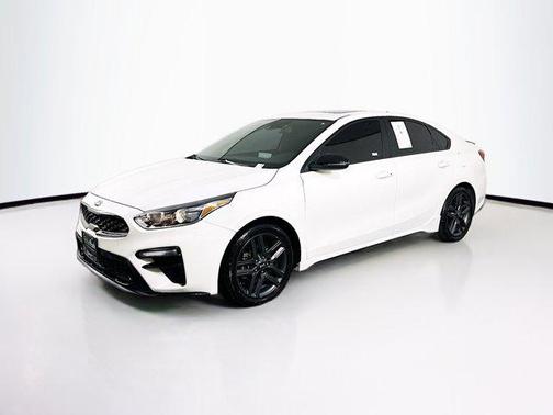 Clear White 2021 Kia Forte GT-Line