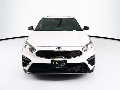 Clear White 2021 Kia Forte GT-Line