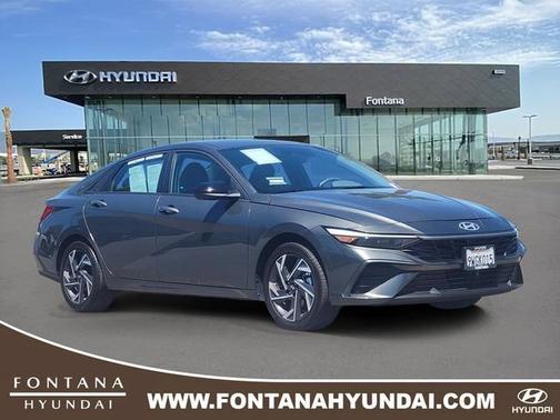 Gray 2025 Hyundai ELANTRA HEV SEL Sport