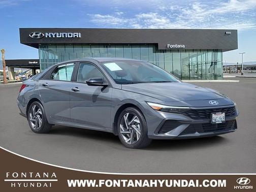 Gray 2025 Hyundai ELANTRA HEV SEL Sport