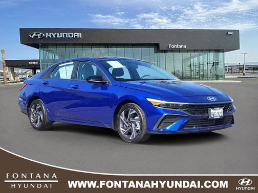 Blue 2025 Hyundai ELANTRA HEV SEL Sport