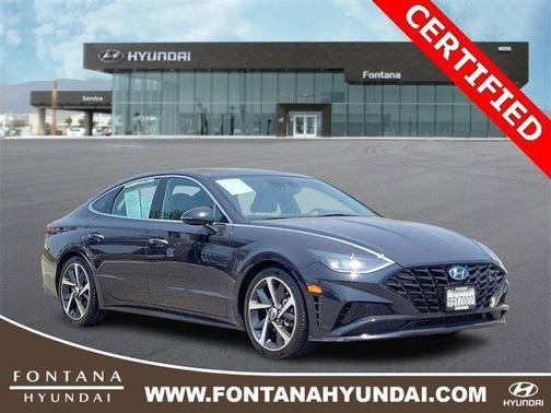 Blue 2023 Hyundai SONATA SEL Plus