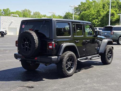 Black Clearcoat 2024 Jeep Wrangler 4xe Willys