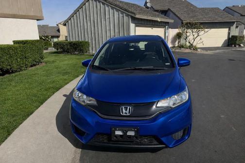 Aegean Blue Metallic 2015 Honda Fit LX