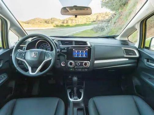 Aegean Blue Metallic 2015 Honda Fit LX