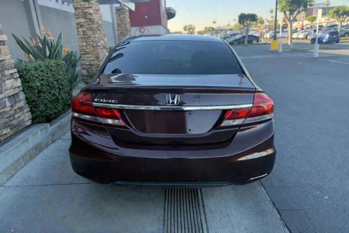 Burgundy 2015 Honda Civic LX