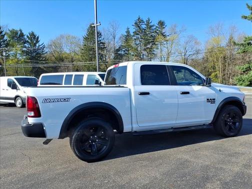 White 2022 RAM 1500 Classic Warlock 4x4 Crew Cab 5'7'' Box