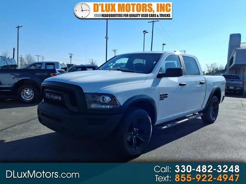 White 2022 RAM 1500 Classic Warlock 4x4 Crew Cab 5'7'' Box