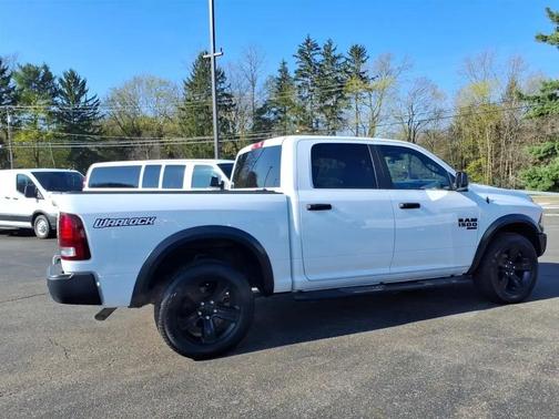 White 2022 RAM 1500 Classic Warlock 4x4 Crew Cab 5'7'' Box