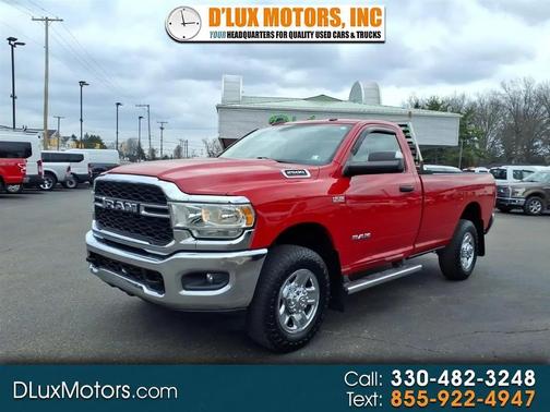 Red 2019 RAM 2500 Tradesman 4x4 Reg Cab 8' Box