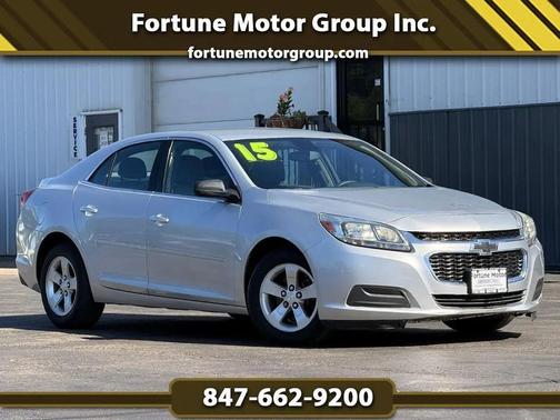 Silver 2015 Chevrolet Malibu 1LS