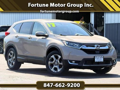 Beige 2017 Honda CR-V EX