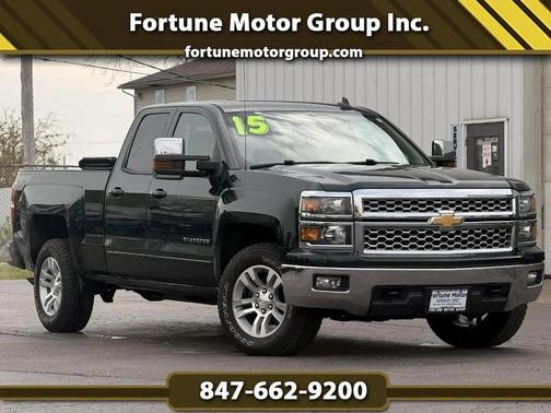 Dark Green 2015 Chevrolet Silverado 1500 1LT