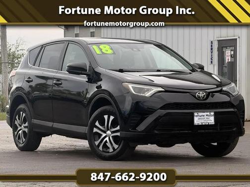 Black 2018 Toyota RAV4 LE