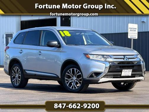 Silver 2018 Mitsubishi Outlander SEL S-AWC