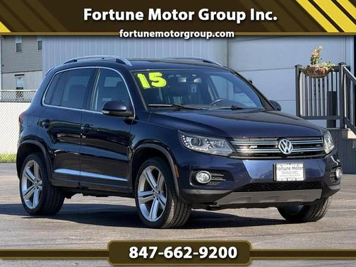 Blue 2015 Volkswagen Tiguan 4MOTION Auto R-Line